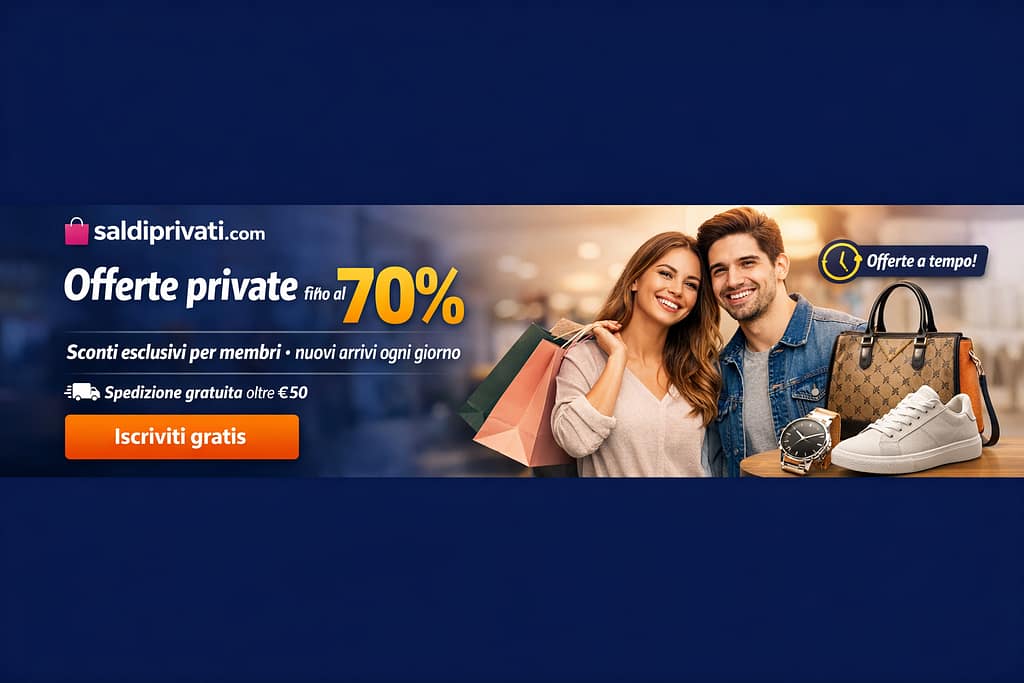 Codice Sconto SALDI PRIVATI verificato - 10€ Gratis. 7 codice sconto Saldi Privati