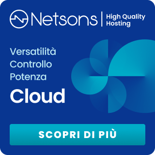 Servizi Hosting NETSONS 3 Cloud Netsons