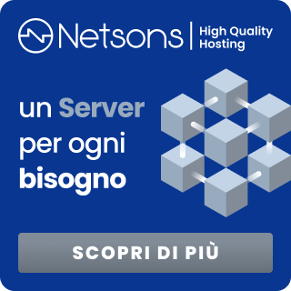 Servizi Hosting NETSONS 4 server Netsons