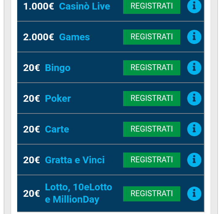 Bonus Benvenuto BET FLAG, 5000€ subito per te... 5 bonus benvenuto betflag